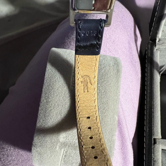 Lacoste navy blue leather band - Picture 4 of 4